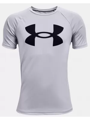 T-Shirt für Jungen UNDER ARMOUR TECH BIG LOGO SS 1363283-011 GRAU
