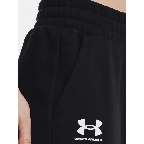  Damen-Jogginghose UNDER ARMOUR RIVAL FLEECE JOGGERS 1356416-001 SCHWARZ 