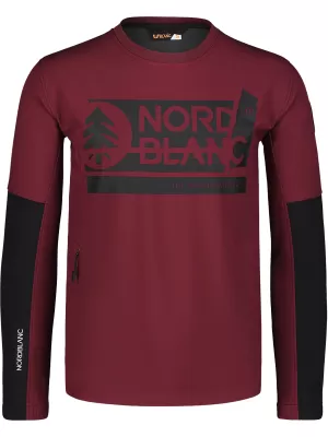 Herren-Softshelljacke NORDBLANC DECOMPONATE NBSSM7644 BURGUND