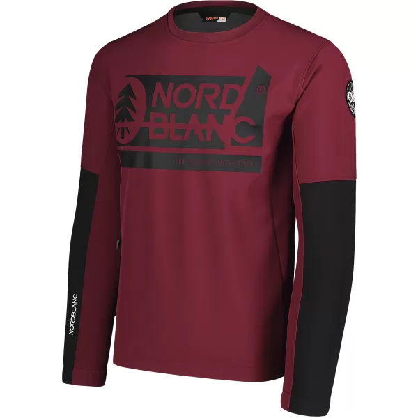  Herren-Softshelljacke NORDBLANC DECOMPONATE NBSSM7644 BURGUND 