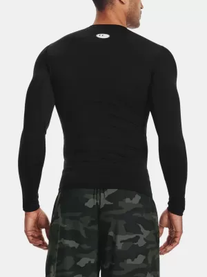 Kompressionsshirt für Herren UNDER ARMOUR HG ARMOUR COMP LS 1361524-001 SCHWARZ