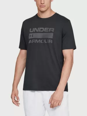 Herren-T-Shirt UNDER ARMOUR TEAM ISSUE WORDMARK SS 1329582-001 SCHWARZ