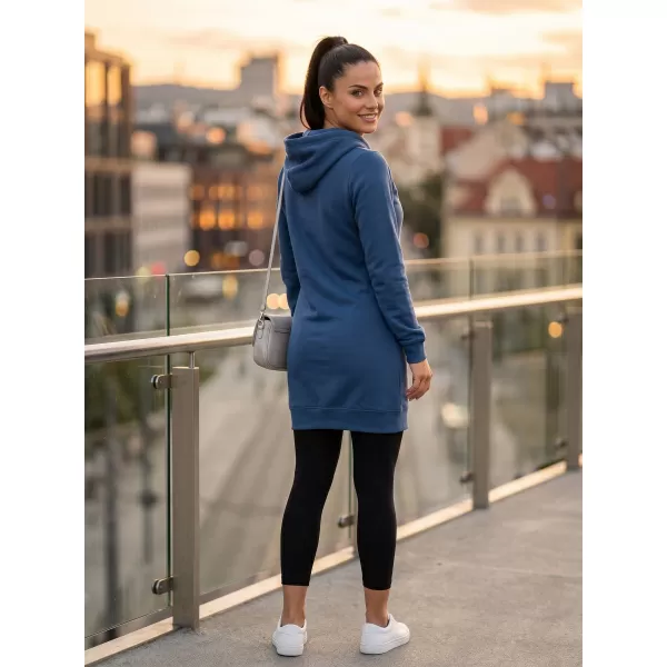  Erweitertes Damen-Sweatshirt MALFINI SNAP 419 MITTERNACHTSBLAU 
