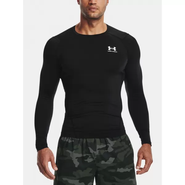  Kompressionsshirt für Herren UNDER ARMOUR HG ARMOUR COMP LS 1361524-001 SCHWARZ 