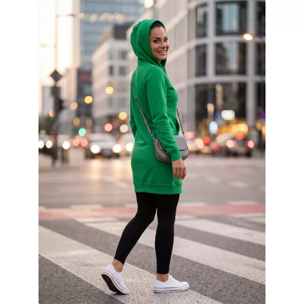  Erweitertes Damen-Sweatshirt MALFINI SNAP 419 MITTELGRÜN 