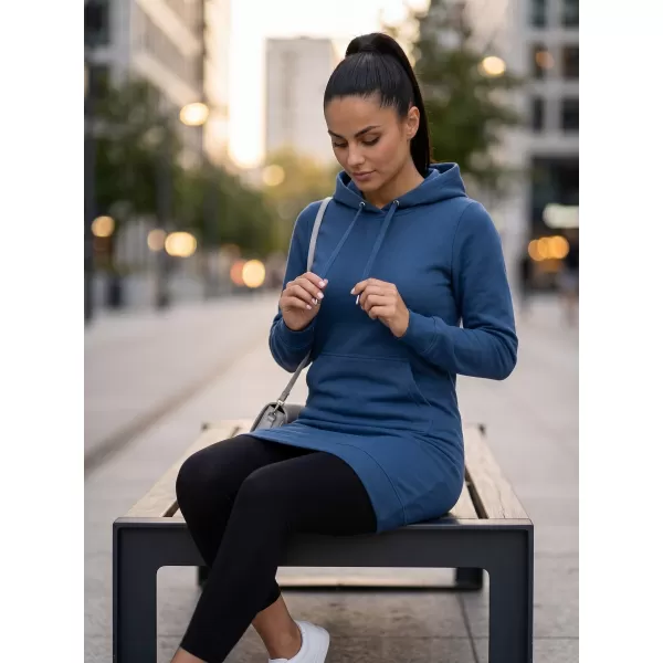  Erweitertes Damen-Sweatshirt MALFINI SNAP 419 MITTERNACHTSBLAU 