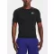 Kompressionsshirt für Herren UNDER ARMOUR HG ARMOUR COMP SS 1361518-001 SCHWARZ