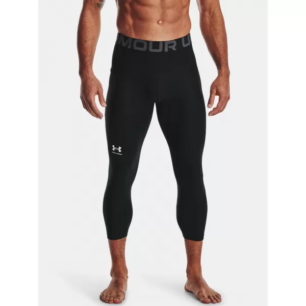  Kompressionsleggings für Herren UNDER ARMOUR HG ARMOUR 3/4 LEGGING 1361588-001 SCHWARZ 