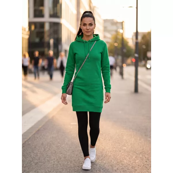  Erweitertes Damen-Sweatshirt MALFINI SNAP 419 MITTELGRÜN 