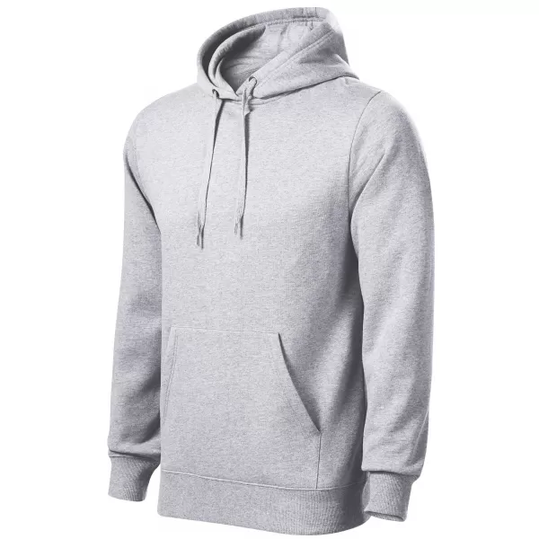 Herren-Sweatshirt MALFINI CAPE 413 HELLGRAUE AKZENTE 