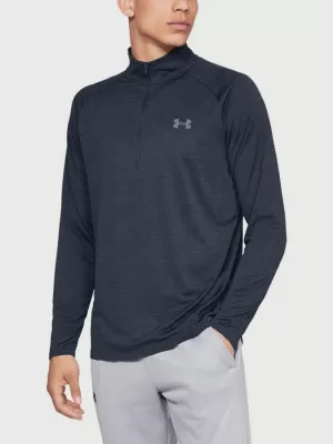 Herren-T-Shirt UNDER ARMOUR TECH 2.0 1/2 ZIP 1328495-409 BLAU