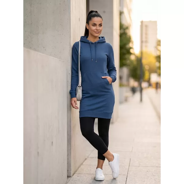  Erweitertes Damen-Sweatshirt MALFINI SNAP 419 MITTERNACHTSBLAU 