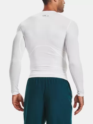 Kompressionsshirt für Herren UNDER ARMOUR HG ARMOUR COMP LS 1361524-100 WEIß