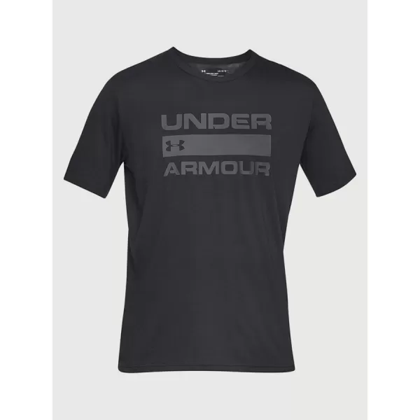  Herren-T-Shirt UNDER ARMOUR TEAM ISSUE WORDMARK SS 1329582-001 SCHWARZ 