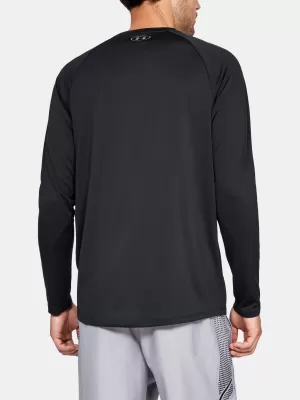 Herren-T-Shirt UNDER ARMOUR TECH 2.0 LS 1328496-001 SCHWARZ