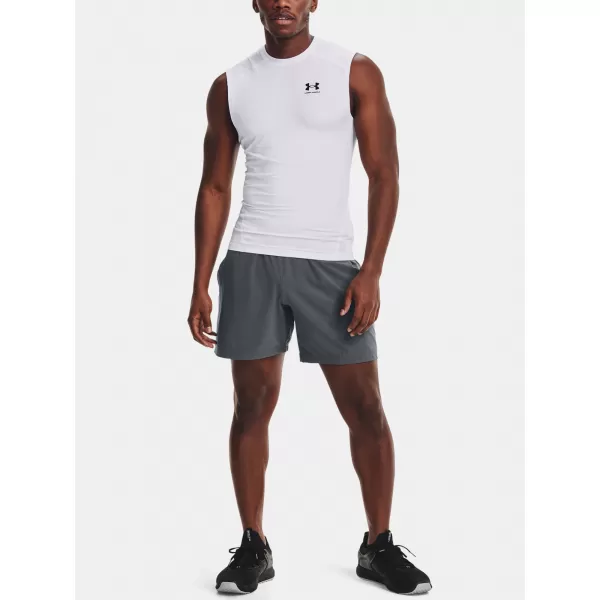  Kompressions-Tanktop für Herren UNDER ARMOUR HG ARMOUR COMP SL 1361522-100 WEIß 
