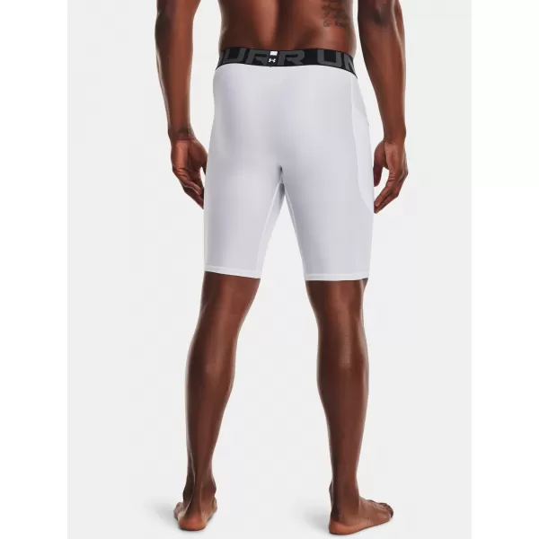  Kompressionsshorts für Herren UNDER ARMOUR HG ARMOUR LNG SHORTS 1361602-100 WEIß 