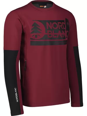 Herren-Softshelljacke NORDBLANC DECOMPONATE NBSSM7644 BURGUND