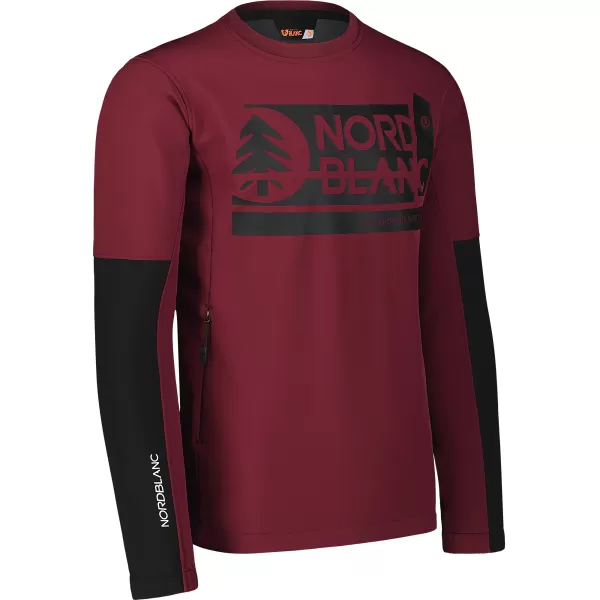  Herren-Softshelljacke NORDBLANC DECOMPONATE NBSSM7644 BURGUND 