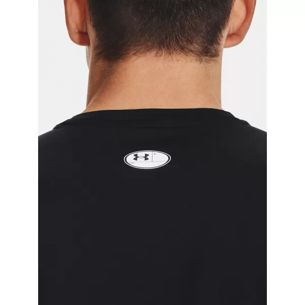  Herren-T-Shirt UNDER ARMOUR HG ARMOUR FITTED SS 1361683-001 SCHWARZ 