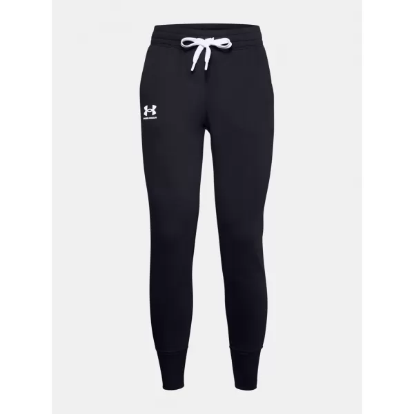  Damen-Jogginghose UNDER ARMOUR RIVAL FLEECE JOGGERS 1356416-001 SCHWARZ 