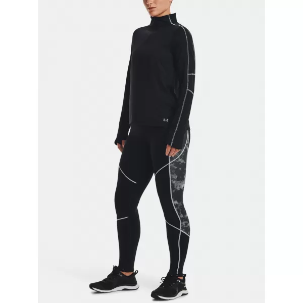  Damen-T-Shirt UNDER ARMOUR UA TRAIN CW 1/2 ZIP 1373969-001 SCHWARZ 