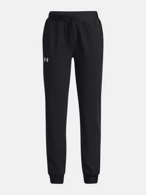 Mädchenhosen UNDER ARMOUR ARMOUR SPORT WOVEN STORM PANT 1373004-001 SCHWARZ