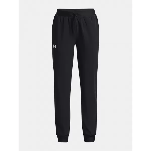 Mädchenhosen UNDER ARMOUR ARMOUR SPORT WOVEN STORM PANT 1373004-001 SCHWARZ 