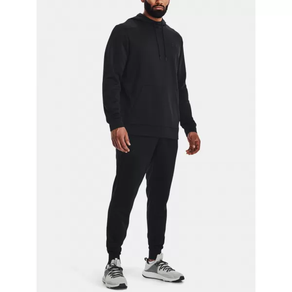 Herren-Sweatshirt UNDER ARMOUR UA ARMOUR FLEECE HOODIE 1373353-001 SCHWARZ 