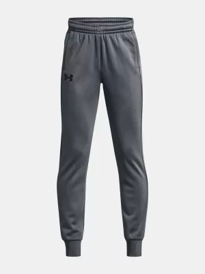 Jogginghose für Jungen UNDER ARMOUR UA ARMOUR FLEECE JOGGERS 1373543-012 GRAU