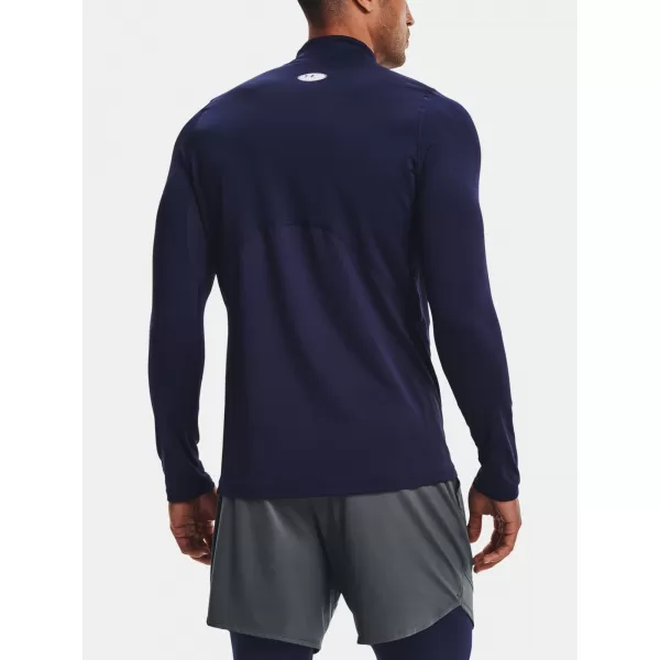  Herren-T-Shirt UNDER ARMOUR UA CG ARMOUR FITTED MOCK 1366066-410 BLAU 