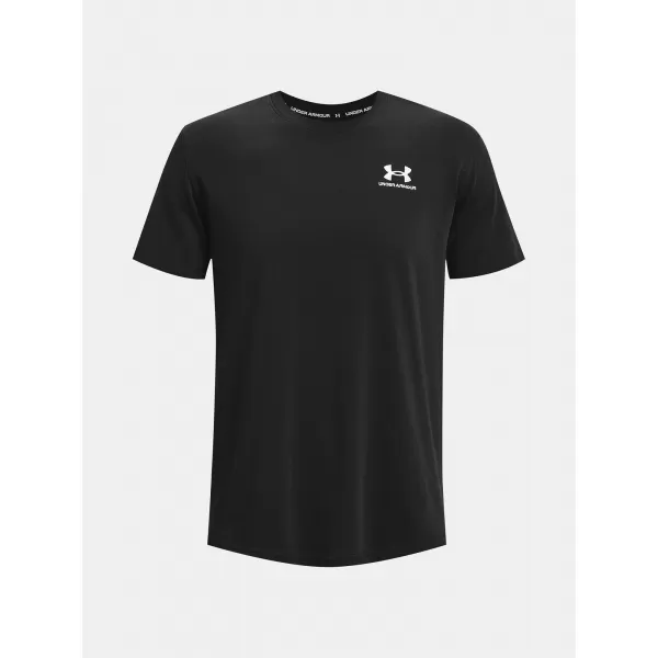  Herren-T-Shirt UNDER ARMOUR UA LOGO EMB HEAVYWEIGHT SS 1373997-001 SCHWARZ 
