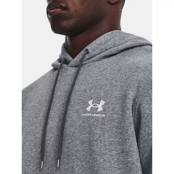  Herren-Sweatshirt UNDER ARMOUR UA ESSENTIAL FLEECE HOODIE 1373880-012 GRAU 