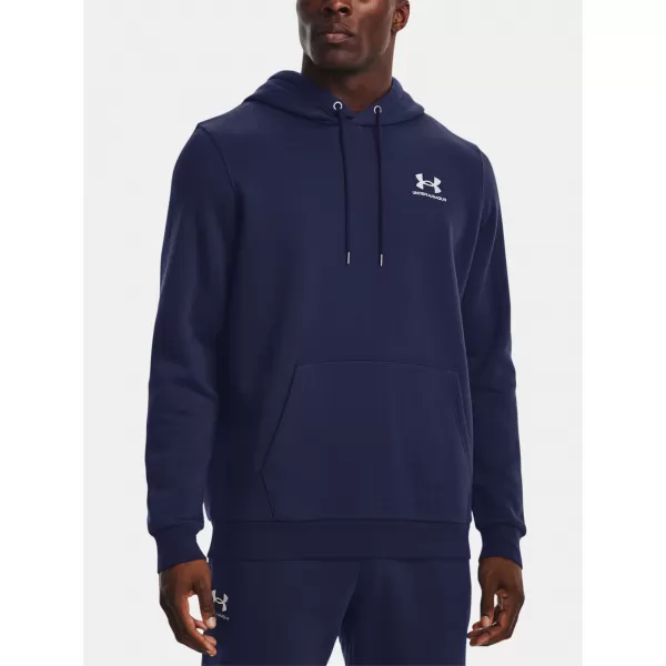 Herren-Sweatshirt UNDER ARMOUR UA ESSENTIAL FLEECE HOODIE 1373880-410 BLAU 