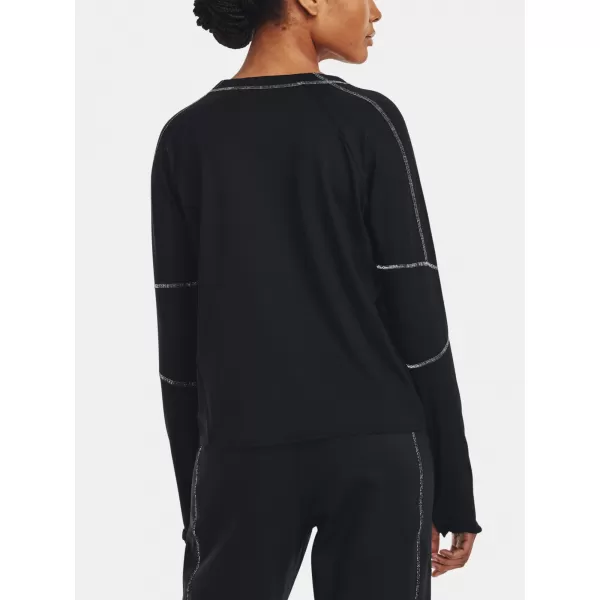  Damen-T-Shirt UNDER ARMOUR UA TRAIN CW CREW 1373970-001 SCHWARZ 