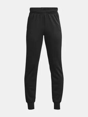 Jogginghose für Jungen UNDER ARMOUR UA ARMOUR FLEECE JOGGERS 1373543-001 SCHWARZ
