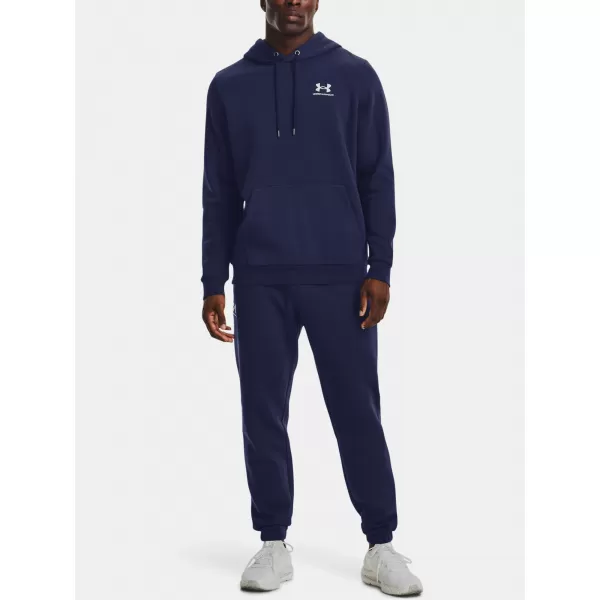  Herren-Sweatshirt UNDER ARMOUR UA ESSENTIAL FLEECE HOODIE 1373880-410 BLAU 