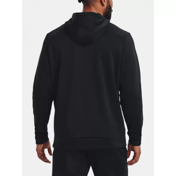  Herren-Sweatshirt UNDER ARMOUR UA ARMOUR FLEECE HOODIE 1373353-001 SCHWARZ 