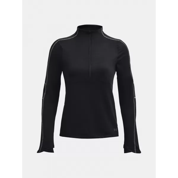  Damen-T-Shirt UNDER ARMOUR UA TRAIN CW 1/2 ZIP 1373969-001 SCHWARZ 