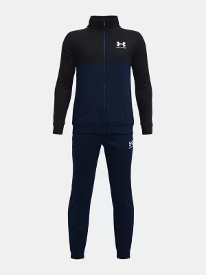 Jungen-Set UNDER ARMOUR UA CB KNIT TRACK SUIT 1373978-408 BLAU