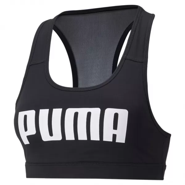  Damen-BH PUMA MID IMPACT 4KEEPS GRAPHIC BRA PM 520306-91 SCHWARZ 