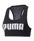 Damen-BH PUMA MID IMPACT 4KEEPS GRAPHIC BRA PM 520306-91 SCHWARZ