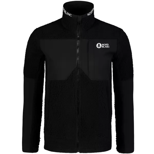  Fleece-Sweatshirt für Damen NORDBLANC PENINSULA NBSFL7654 SCHWARZ 