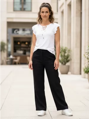 Damen-T-Shirt KIXMI POPPY WEIß