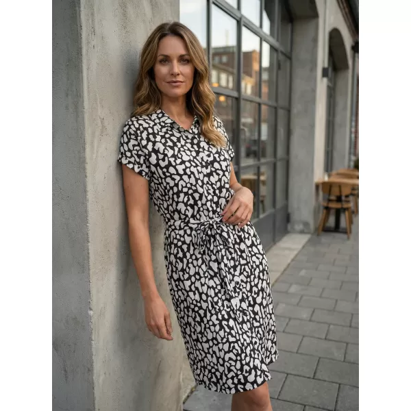  Kleid KIXMI PARISA SCHWARZ-WEISS 