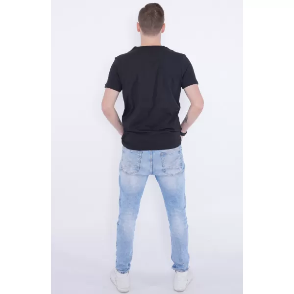  Herren-T-Shirt KIXMI PABLO SCHWARZ 