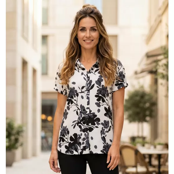  Damenbluse KIXMI PANTHEA WEIß 