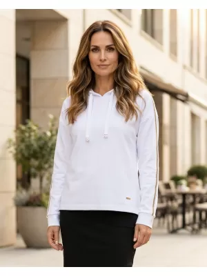 Damen-Sweatshirt KIXMI PATRICIA WEIß
