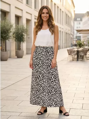 Damenrock KIXMI PHILIPA SCHWARZ-WEISS