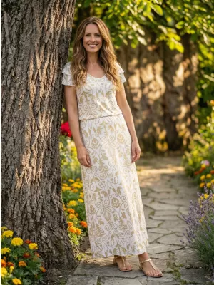 Kleid KIXMI PRIMAVERA CREMIG